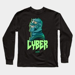 Cyberage Cyberpunk Age 2077 Long Sleeve T-Shirt